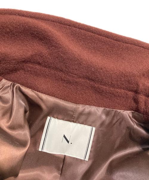 N.NATURAL BEAUTY BASIC（エヌ ナチュラルビューティーベーシック）N.NATURAL BEAUTY BASIC (エヌ ナチュラルビューティーベーシック) ステンカラーミディコート ブラウン サイズ:Sの古着・服飾アイテム