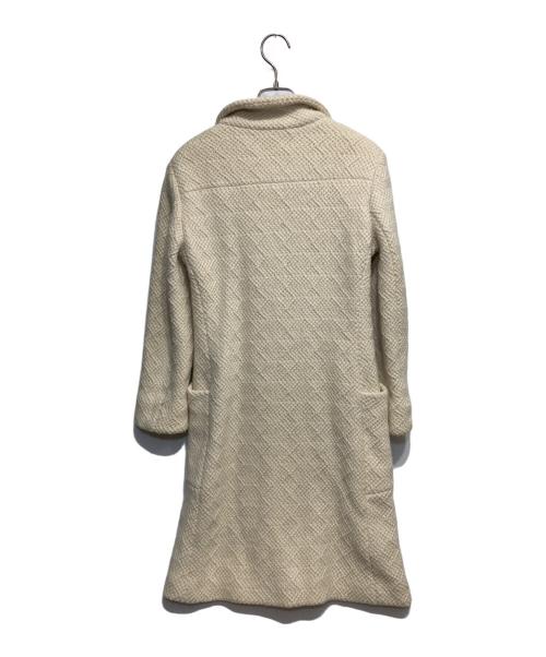 JIL SANDER（ジルサンダー）JIL SANDER (ジルサンダー) アンゴラブレンドウールコート アイボリー サイズ:34の古着・服飾アイテム