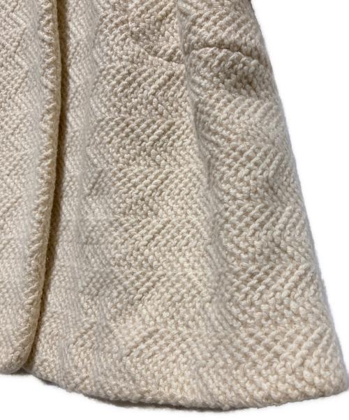 JIL SANDER（ジルサンダー）JIL SANDER (ジルサンダー) アンゴラブレンドウールコート アイボリー サイズ:34の古着・服飾アイテム