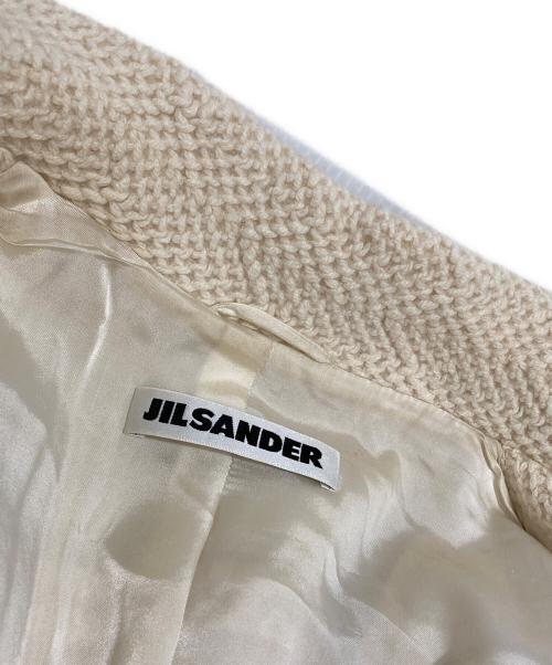 JIL SANDER（ジルサンダー）JIL SANDER (ジルサンダー) アンゴラブレンドウールコート アイボリー サイズ:34の古着・服飾アイテム