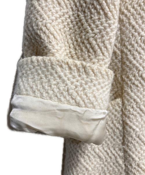 JIL SANDER（ジルサンダー）JIL SANDER (ジルサンダー) アンゴラブレンドウールコート アイボリー サイズ:34の古着・服飾アイテム