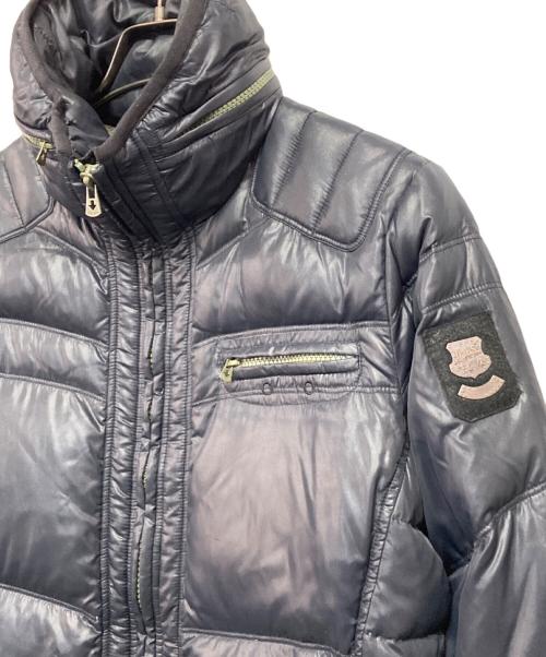 DIESEL（ディーゼル）DIESEL (ディーゼル) ナイロンダウンジャケット ネイビー サイズ:Mの古着・服飾アイテム