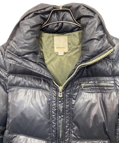 DIESEL（ディーゼル）DIESEL (ディーゼル) ナイロンダウンジャケット ネイビー サイズ:Mの古着・服飾アイテム