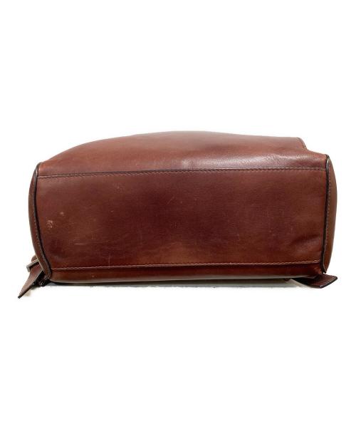 MOTHERHOUSE（マザーハウス）MOTHERHOUSE (マザーハウス) アンティーク スクエア バックパック ブラウンの古着・服飾アイテム