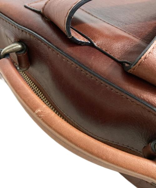 MOTHERHOUSE（マザーハウス）MOTHERHOUSE (マザーハウス) アンティーク スクエア バックパック ブラウンの古着・服飾アイテム