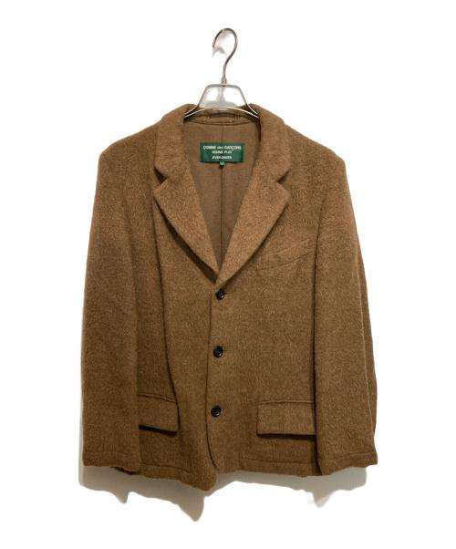 COMME des GARCONS HOMME PLUS EVER GREEN（コムデギャルソンオムプリュス エバーグリーン）COMME des GARCONS HOMME PLUS EVER GREEN (コムデギャルソンオムプリュス エバーグリーン) アルパカ混ウールジャケット ブラウン サイズ:Sの古着・服飾アイテム