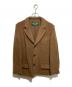 COMME des GARCONS HOMME PLUS EVER GREEN（コムデギャルソンオムプリュス エバーグリーン）の古着「アルパカ混ウールジャケット」｜ブラウン