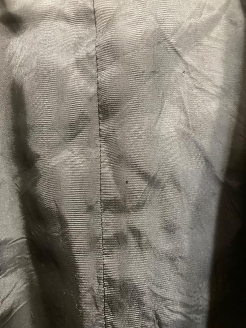 COMME des GARCONS HOMME（コムデギャルソン オム）COMME des GARCONS HOMME (コムデギャルソン オム) Harris Tweed (ハリスツイード) 80s ヘリンボーンスタンカラーコート グレー サイズ:Mの古着・服飾アイテム