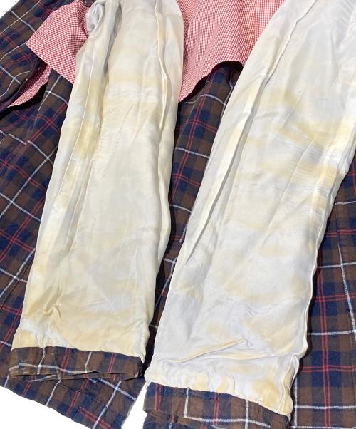 COMME des GARCONS HOMME（コムデギャルソン オム）COMME des GARCONS HOMME (コムデギャルソン オム) チェックジャケット ブラウン サイズ:Sの古着・服飾アイテム