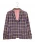 COMME des GARCONS HOMME（コムデギャルソン オム）の古着「チェックジャケット」｜ブラウン