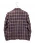 COMME des GARCONS HOMME (コムデギャルソン オム) チェックジャケット ブラウン サイズ:S：6000円