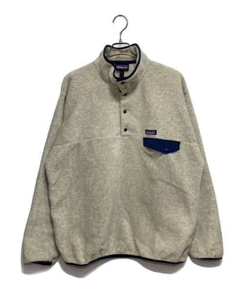 Patagonia SYNCHILLA（パタゴニア シンチラ）Patagonia SYNCHILLA (パタゴニア シンチラ) フリースプルオーバー アイボリー サイズ:Lの古着・服飾アイテム