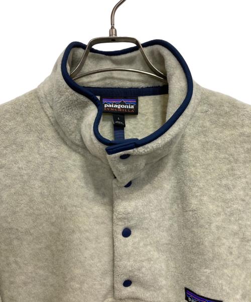 Patagonia SYNCHILLA（パタゴニア シンチラ）Patagonia SYNCHILLA (パタゴニア シンチラ) フリースプルオーバー アイボリー サイズ:Lの古着・服飾アイテム
