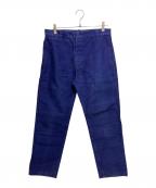 LE MONT ST MICHELル・モンサンミッシェル）の古着「フレンチワークパンツ」｜ネイビー