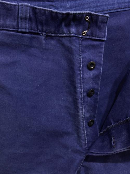 LE MONT ST MICHEL（ル・モンサンミッシェル）LE MONT ST MICHEL (ル・モンサンミッシェル) フレンチワークパンツ ネイビー サイズ:不明の古着・服飾アイテム