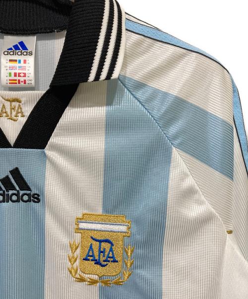 adidas（アディダス）adidas (アディダス) アルゼンチン代表ユニフォーム ホワイト×ブルー サイズ:Mの古着・服飾アイテム