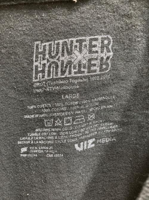 USED（ユーズド）USED (ユーズド) プリントTシャツ ブラック サイズ:LARGEの古着・服飾アイテム