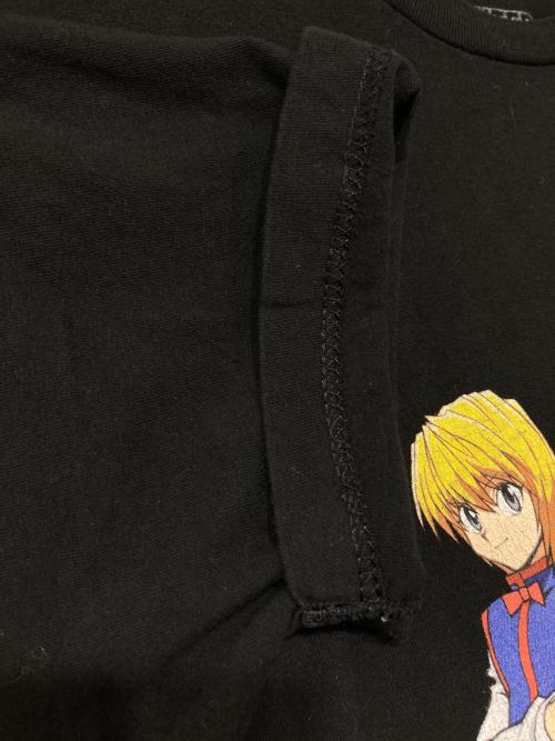 USED（ユーズド）USED (ユーズド) プリントTシャツ ブラック サイズ:LARGEの古着・服飾アイテム