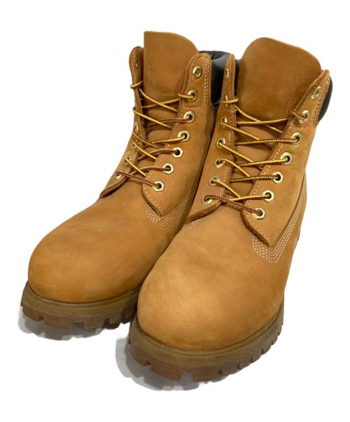 Timberland（ティンバーランド）Timberland (ティンバーランド) 6インチ プレミアム ウォータープルーフ ブーツ ベージュ サイズ:8Wの古着・服飾アイテム