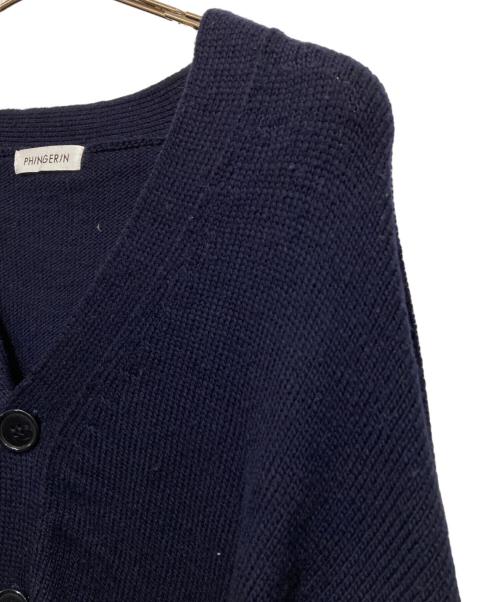 PHINGERIN（フィンガリン）PHINGERIN (フィンガリン) JOINT CARDIGAN ネイビー サイズ:Mの古着・服飾アイテム