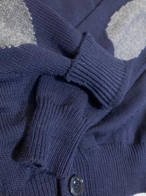 PHINGERIN（フィンガリン）PHINGERIN (フィンガリン) JOINT CARDIGAN ネイビー サイズ:Mの古着・服飾アイテム