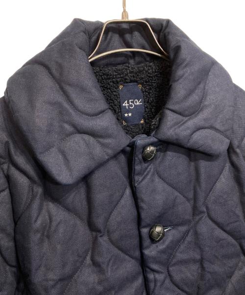 45R（フォーティファイブ・アール）45R (フォーティファイブ・アール) ローラーオックスのアニーキルトブルゾン ネイビー サイズ:★★(2)の古着・服飾アイテム