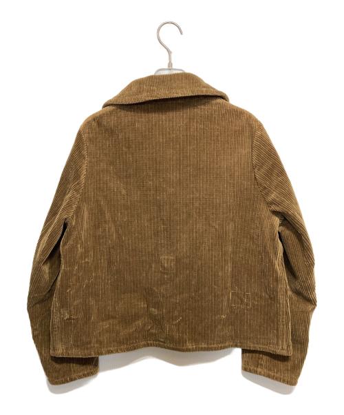 45R（フォーティファイブ・アール）45R (フォーティファイブ・アール) セルビッチコーデュロイのチロルジャケット ベージュ×ブラウン サイズ:★★(2)の古着・服飾アイテム