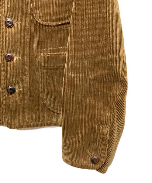45R（フォーティファイブ・アール）45R (フォーティファイブ・アール) セルビッチコーデュロイのチロルジャケット ベージュ×ブラウン サイズ:★★(2)の古着・服飾アイテム