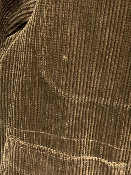 45R（フォーティファイブ・アール）45R (フォーティファイブ・アール) セルビッチコーデュロイのチロルジャケット ベージュ×ブラウン サイズ:★★(2)の古着・服飾アイテム