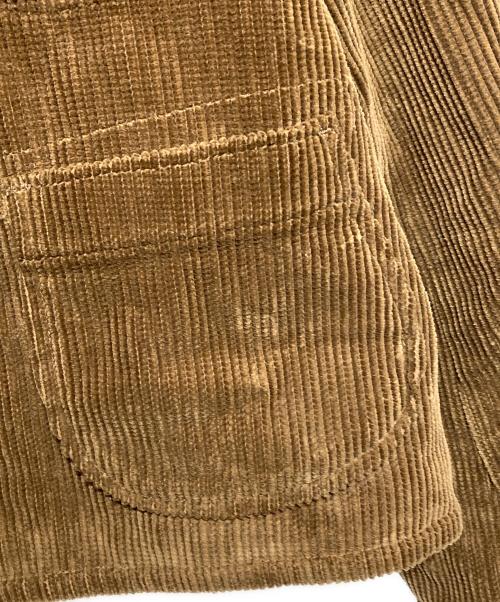 45R（フォーティファイブ・アール）45R (フォーティファイブ・アール) セルビッチコーデュロイのチロルジャケット ベージュ×ブラウン サイズ:★★(2)の古着・服飾アイテム