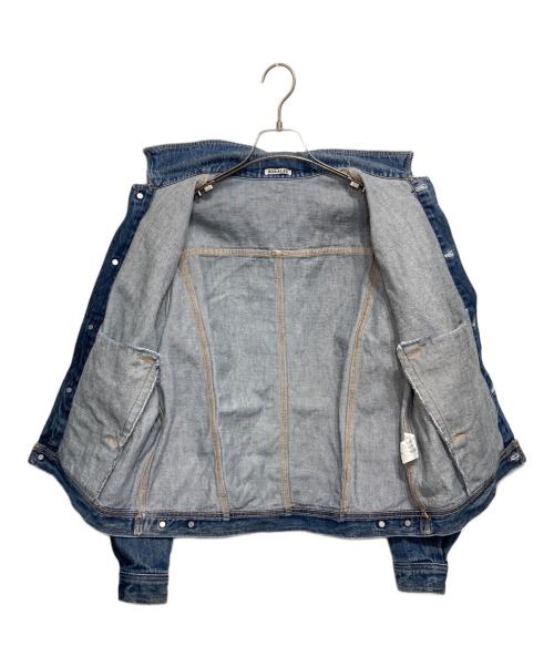 AURALEE（オーラリー）AURALEE (オーラリー) Hard Twist Denim Blouzon/ハードツイストデニムブルゾン インディゴ サイズ:3の古着・服飾アイテム