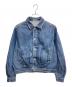 AURALEE（オーラリー）の古着「Hard Twist Denim Blouzon/ハードツイストデニムブルゾン」｜インディゴ
