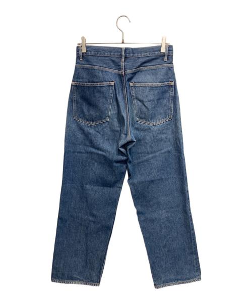 AURALEE（オーラリー）AURALEE (オーラリー) HARD TWIST DENIM WIDE PANTS/ハードツイストデニムワイドパンツ インディゴ サイズ:28の古着・服飾アイテム