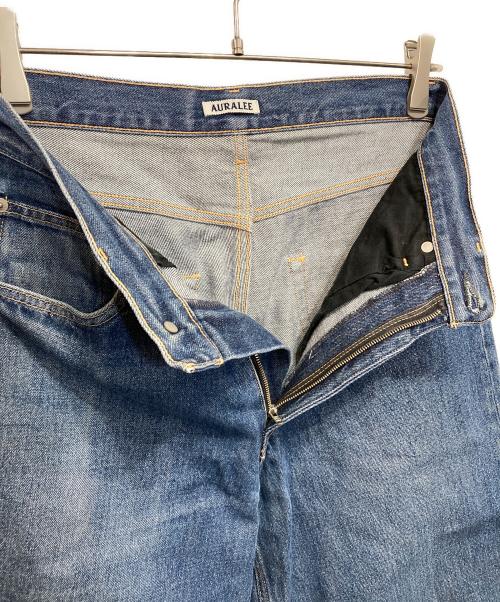 AURALEE（オーラリー）AURALEE (オーラリー) HARD TWIST DENIM WIDE PANTS/ハードツイストデニムワイドパンツ インディゴ サイズ:28の古着・服飾アイテム