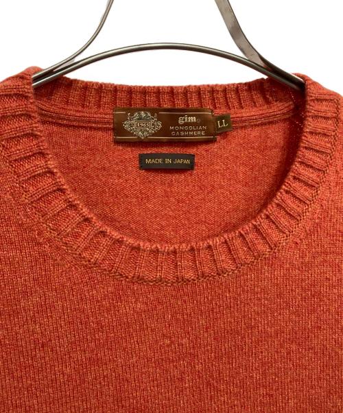 gim（ジム）gim (ジム) モンゴリアンカシミヤニット ブラウン サイズ:LLの古着・服飾アイテム