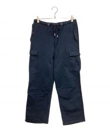 Name.（ネーム）の古着「ASYMMETRIC SWEAT CARGO PANTS」｜ネイビー