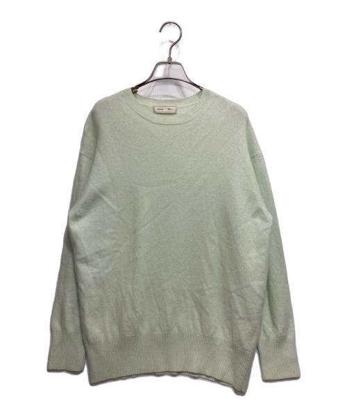 ebure（エブール）ebure (エブール) Ron Herman (ロンハーマン) 別注カシミヤニット グリーン サイズ:FREEの古着・服飾アイテム