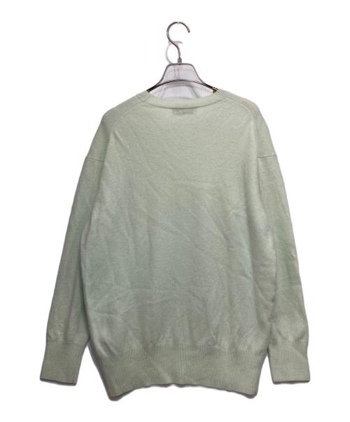 ebure（エブール）ebure (エブール) Ron Herman (ロンハーマン) 別注カシミヤニット グリーン サイズ:FREEの古着・服飾アイテム