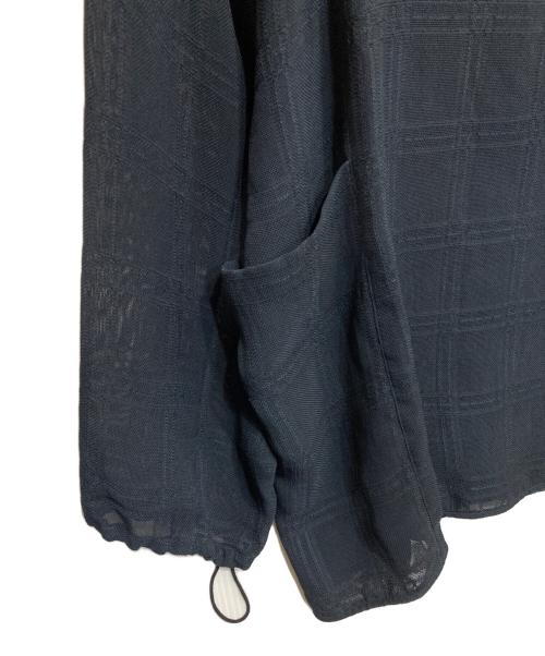 BACCA（バッカ）BACCA (バッカ) レノウェーブ ブロックチェックチュニックワンピース ネイビー サイズ:36の古着・服飾アイテム