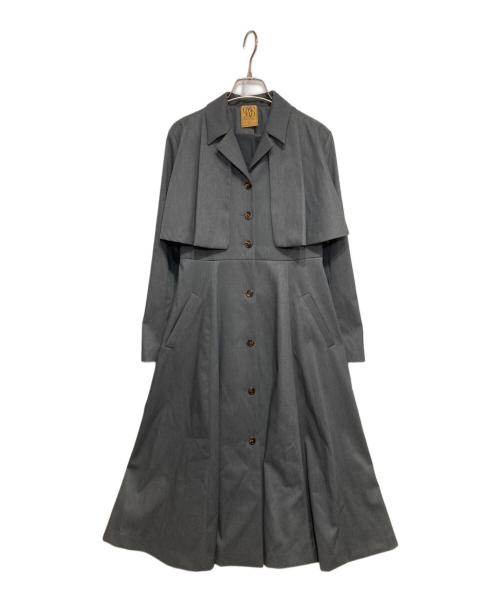 Tnewties（トゥエンティーズ）Tnewties (トゥエンティーズ) フレアスカートワンピース グレー サイズ:Sの古着・服飾アイテム