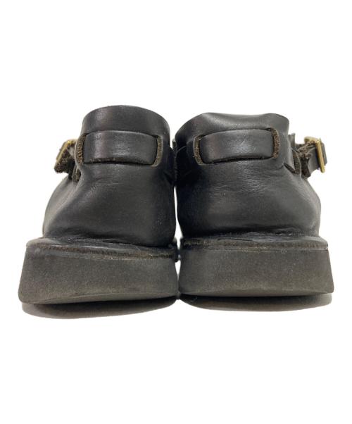 AURORA SHOES（オーロラシューズ）AURORA SHOES (オーロラシューズ) レザーサンダル ブラック サイズ:7 1/2の古着・服飾アイテム