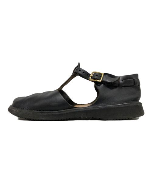 AURORA SHOES（オーロラシューズ）AURORA SHOES (オーロラシューズ) レザーサンダル ブラック サイズ:7 1/2の古着・服飾アイテム