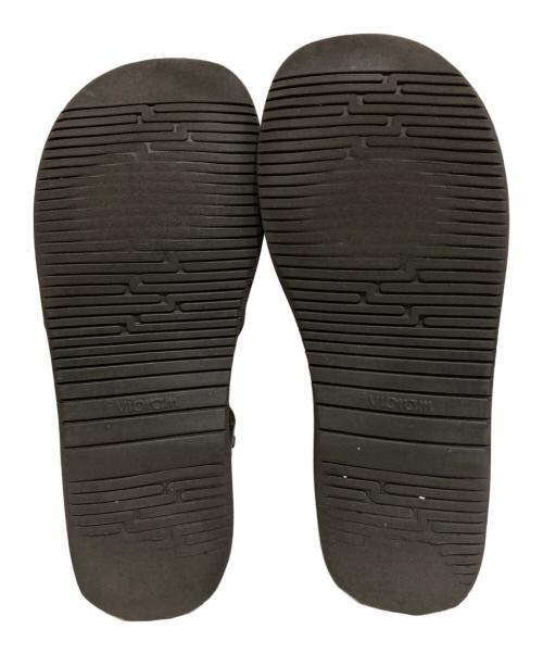 AURORA SHOES（オーロラシューズ）AURORA SHOES (オーロラシューズ) レザーサンダル ブラック サイズ:7 1/2の古着・服飾アイテム