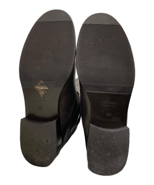 CORSO ROMA 9（コルソローマノーヴェ）CORSO ROMA 9 (コルソローマノーヴェ) レザーロングブーツ グレージュ サイズ:38の古着・服飾アイテム