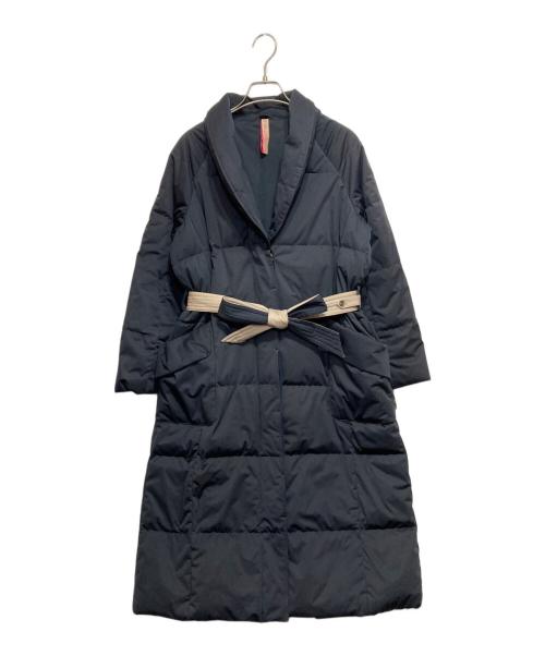 YOSOOU（ヨソオウ）YOSOOU (ヨソオウ) ショールカラーダウンコート ネイビー サイズ:2の古着・服飾アイテム