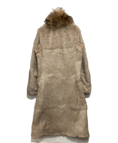 theory（セオリー）theory (セオリー) ラビットファーリバーシブルコート ベージュ サイズ:2の古着・服飾アイテム
