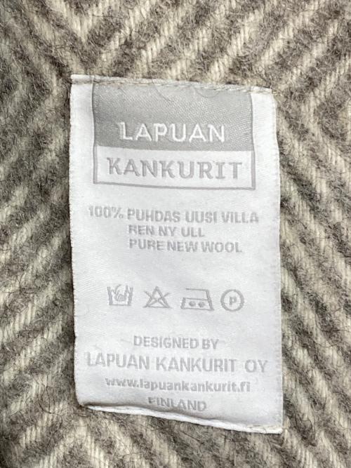 LAPUAN KANKURIT（ラプアンカンクリ）LAPUAN KANKURIT (ラプアンカンクリ) 大判ストール グレーの古着・服飾アイテム