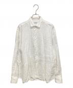 INDIVIDUALIZED SHIRTSインディビジュアライズドシャツ）の古着「リネンロングスリーブシャツ」｜ホワイト