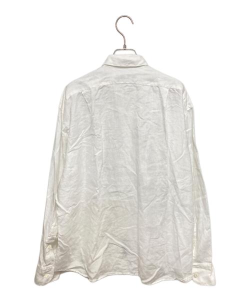 INDIVIDUALIZED SHIRTS（インディビジュアライズドシャツ）INDIVIDUALIZED SHIRTS (インディビジュアライズドシャツ) リネンロングスリーブシャツ ホワイト サイズ:-の古着・服飾アイテム