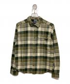 Patagoniaパタゴニア）の古着「ライトウェイトフィヨルドフランネルシャツ」｜グリーン